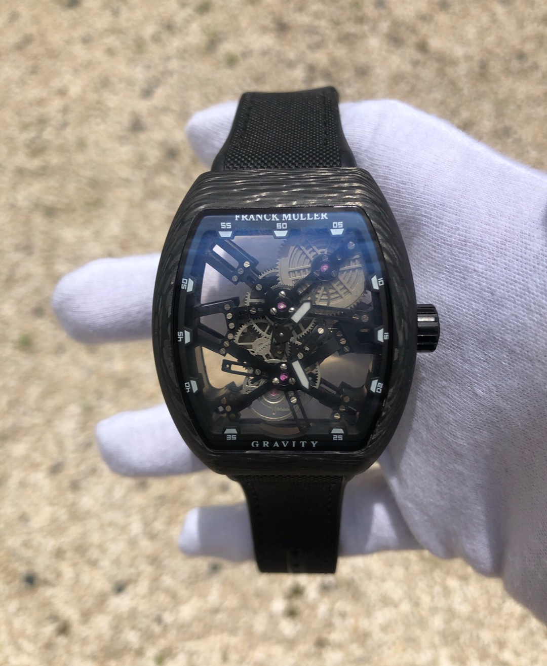 joyas, relojes y accesorios - Reloj FranckMuller Vanguard Case en fibra de carbono 