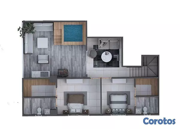 penthouses - En Venta Penthouse 3 habitaciones en el Millon Plan de pago 9