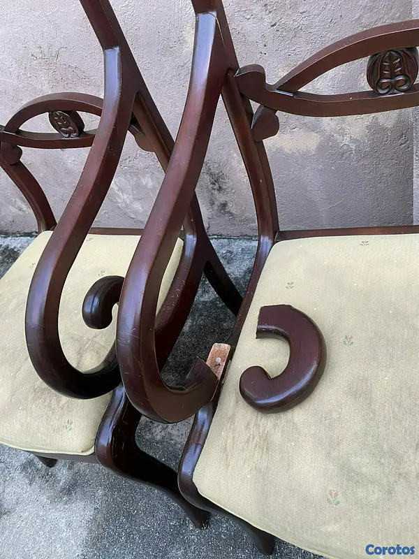 muebles y colchones - Butacas en Caoba 4