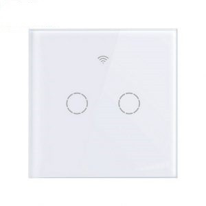 accesorios para electronica - Interruptor tactil WIFI 2 conectores, contecta con Alexa,  no usa neutro
