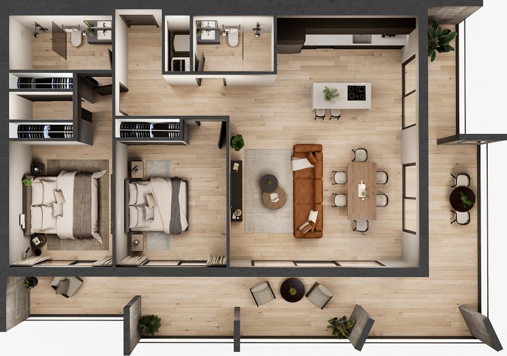 apartamentos - Proyecto de Apartamentoen Venta en el Distrito Nacional Jardines de Bellas 8