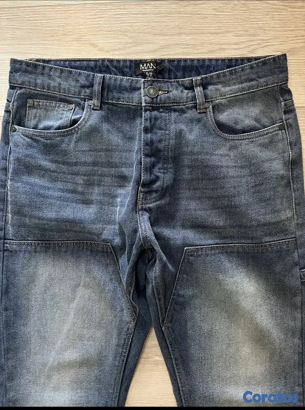 ropa para hombre - BOOHOOMAN JEAN FLARED CARPINTER #34 4