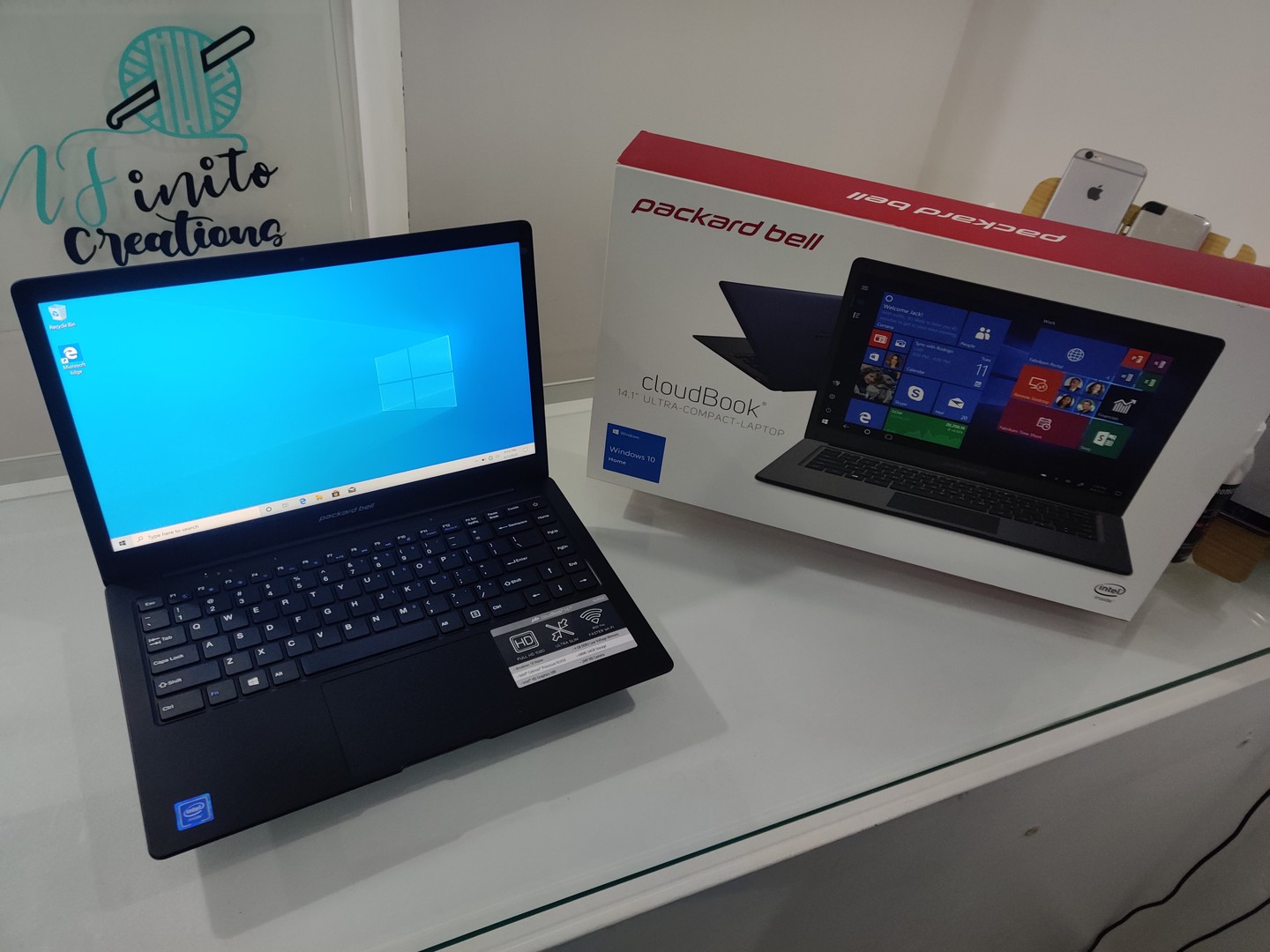 Laptop Packard Bell Cloudbook Windows 10 USB 3.0 USB C NUEVA SELLADA