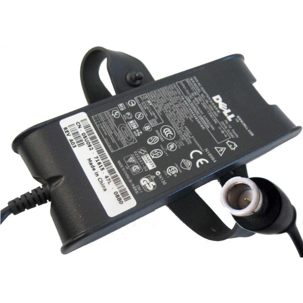 computadoras y laptops - CARGADOR ORIGINAL LAPTOP DELL PUNTA GRUESA 65 WATTS 1.5, IMPUT 19.5V 3.4A 0