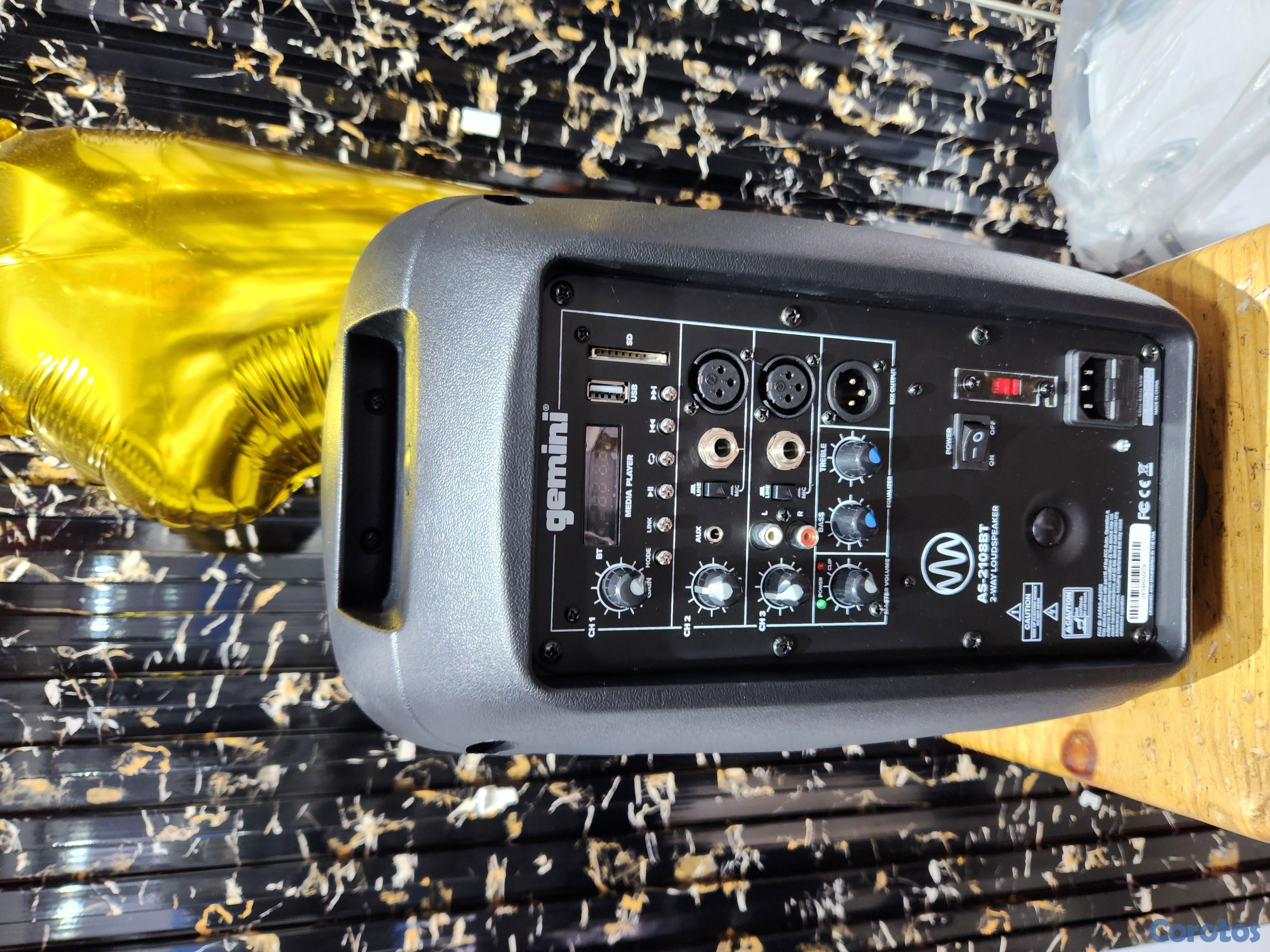 camaras y audio - Bocina amplificada Gemini 4