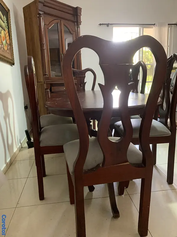 muebles y colchones - Vendo Juego de Comedor en caoba  7