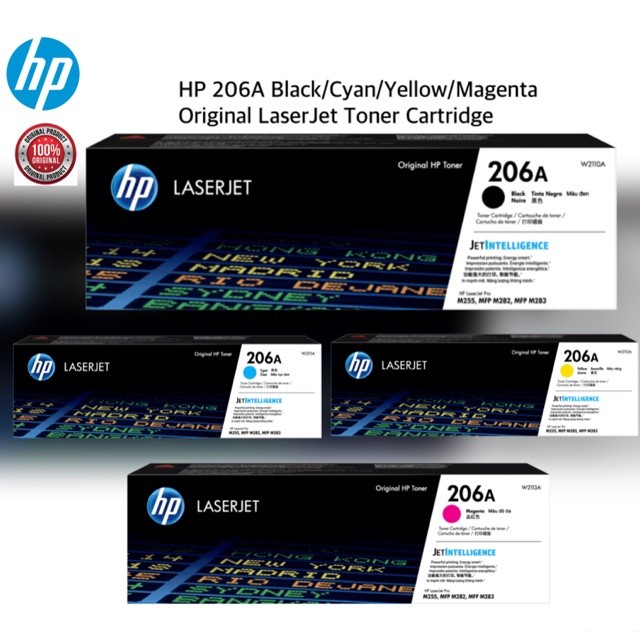 impresoras y scanners - ESPECIAL DE TONER HP 206  ORIGINALES EN TODOS LOS COLORES 