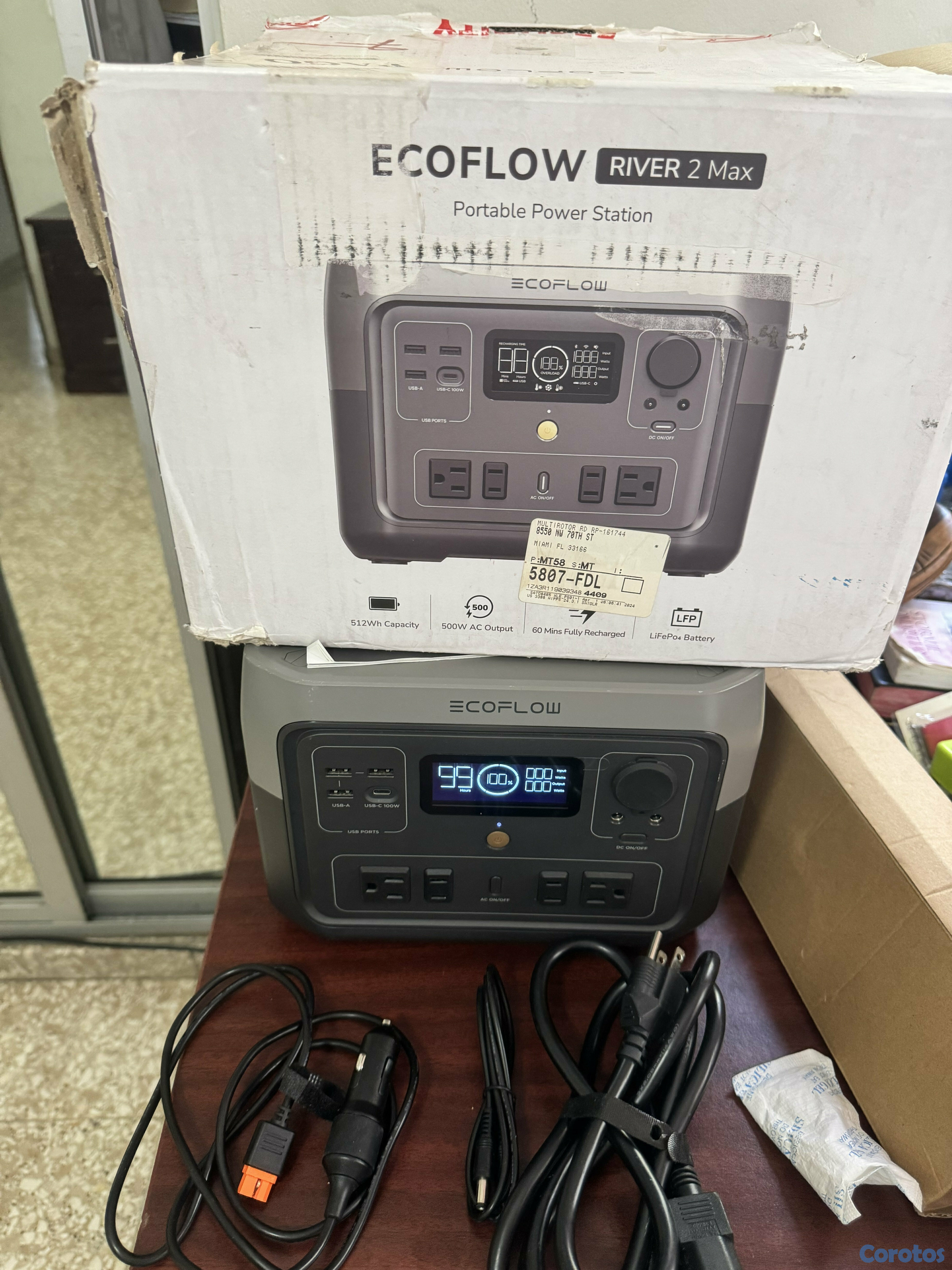 plantas e inversores - inversor portátil EcoFlow River 2 Max  1