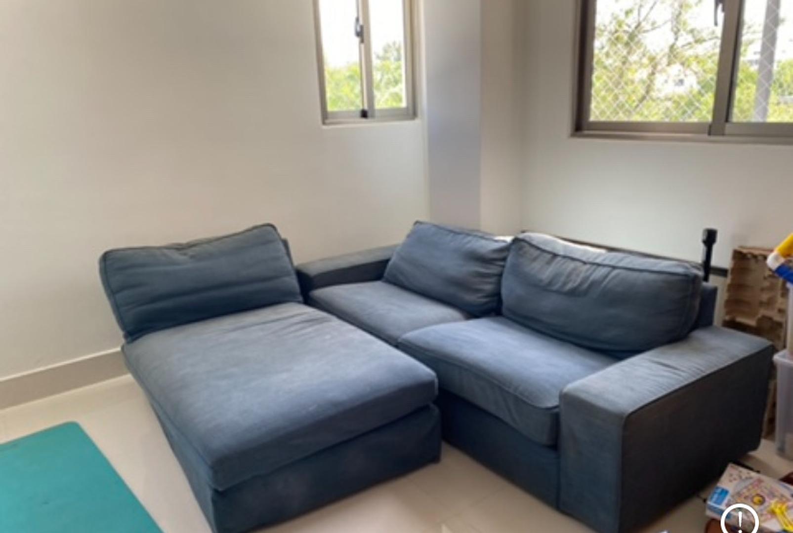 muebles y colchones - sofa mueble 4 plazas seccional L 1