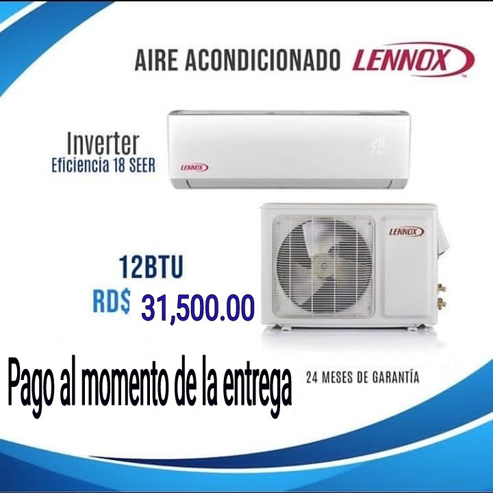 aires acondicionados y abanicos - Aire acondicionado Lennox INVERTER 12 kbtu Eficiencia18