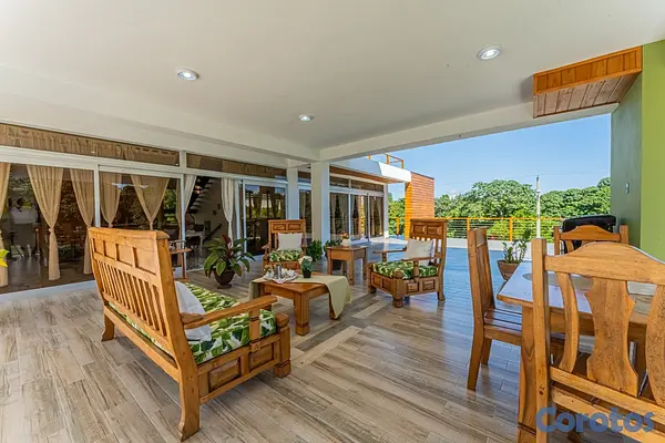 casas vacacionales y villas - Villa de lujo en jarabacoa proyecto cerrado cerca  6