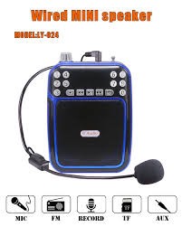 Amplificador de voz portatil bluetooth altavoz megafono 2