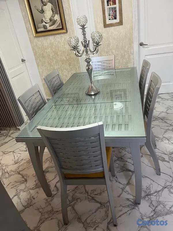muebles y colchones - comedor importado en venta  6