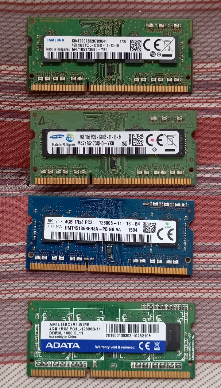 computadoras y laptops - Memoria RAM DDR3 4Gb. y 8 Gb. para Laptop 2