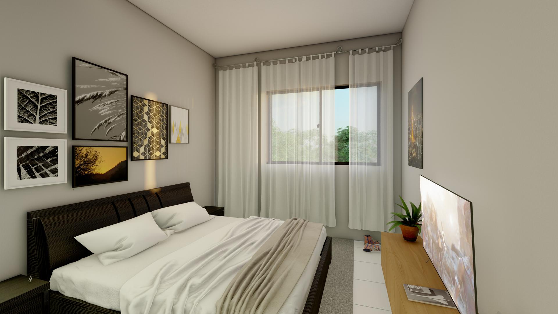 apartamentos - Apartamento de 2 habitaciones en Punta Cana, cerca de todo 5