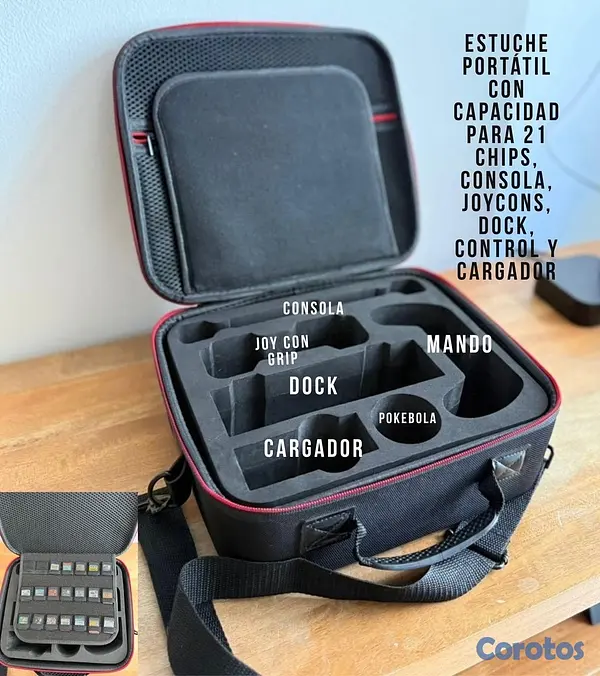 consolas y videojuegos - Nintendo Switch OLED Completa + Estuche + Juegos  3