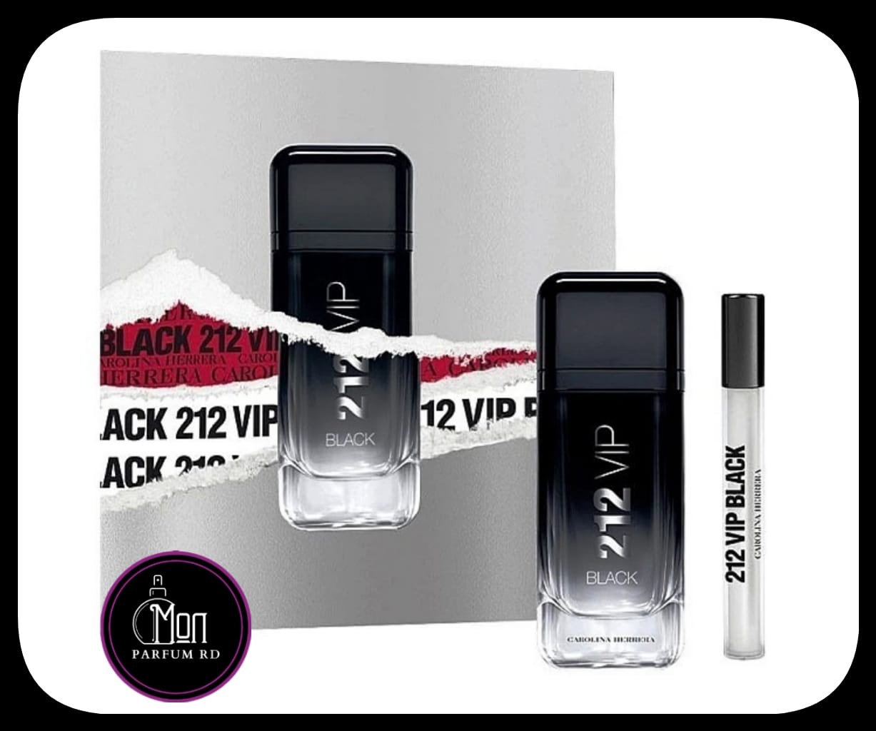 salud y belleza - Perfume 212 VIP Black by Carolina Herrera. Estuche de 2 piezas