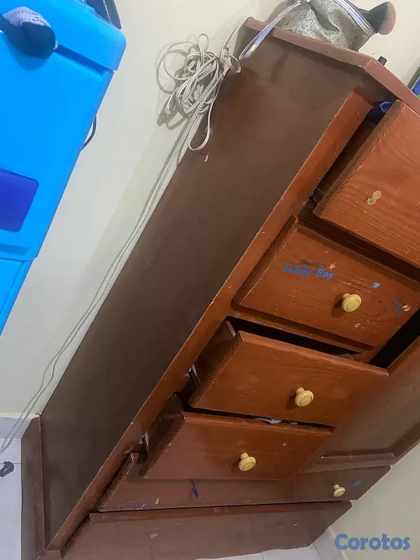 muebles - gavetero con closet incluido  3