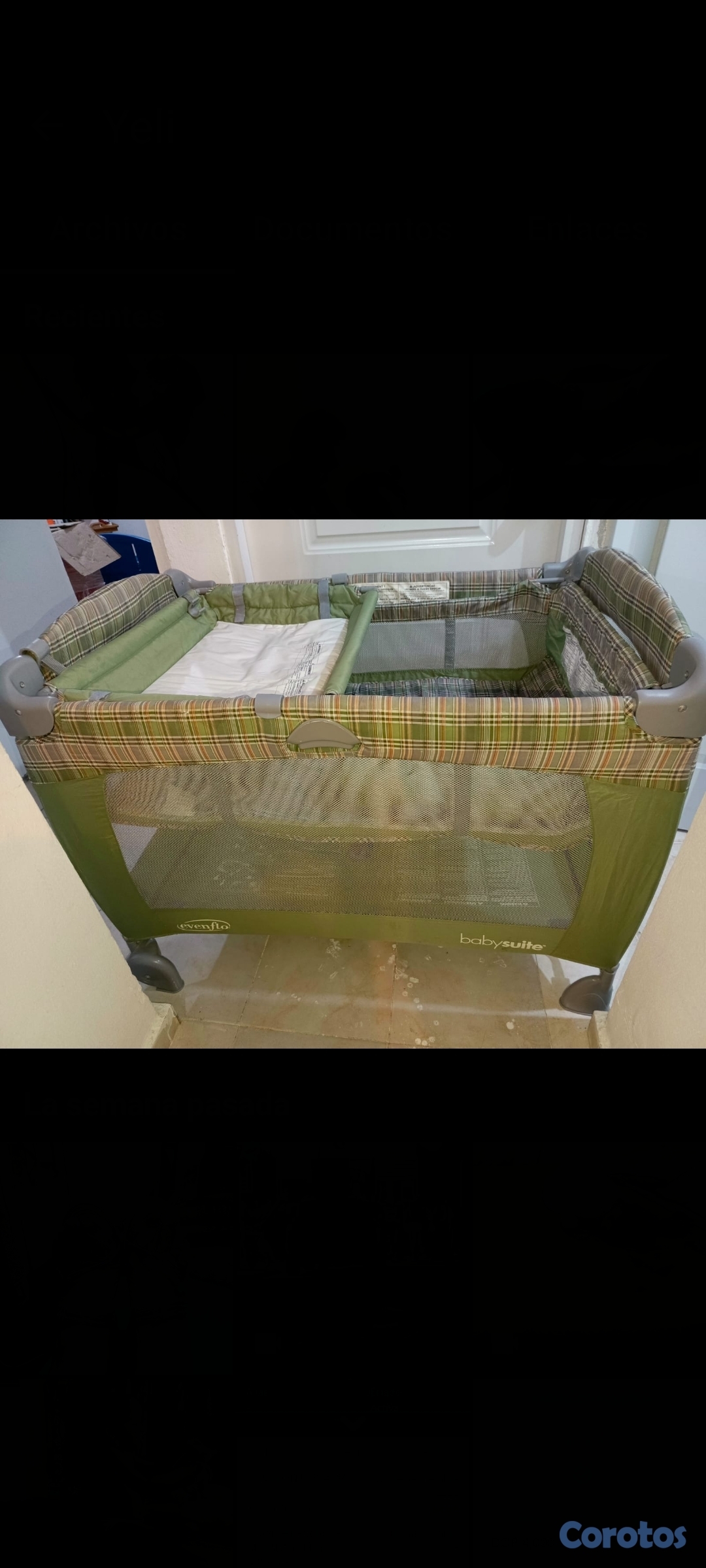 muebles - corral de bebe  3