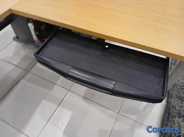 muebles y colchones - Escritorio en L con gabetero marca KASS 3
