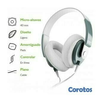 computadoras y laptops - AUDIFONO CON MICROFONO KLIPXTREME- OBSESSION - STEREO - BLANCO - CONTROL DE VOLU 1
