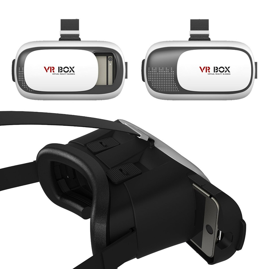 consolas y videojuegos - Lentes Realidad Virtual 3d Vr Box Realidad Virtual 2