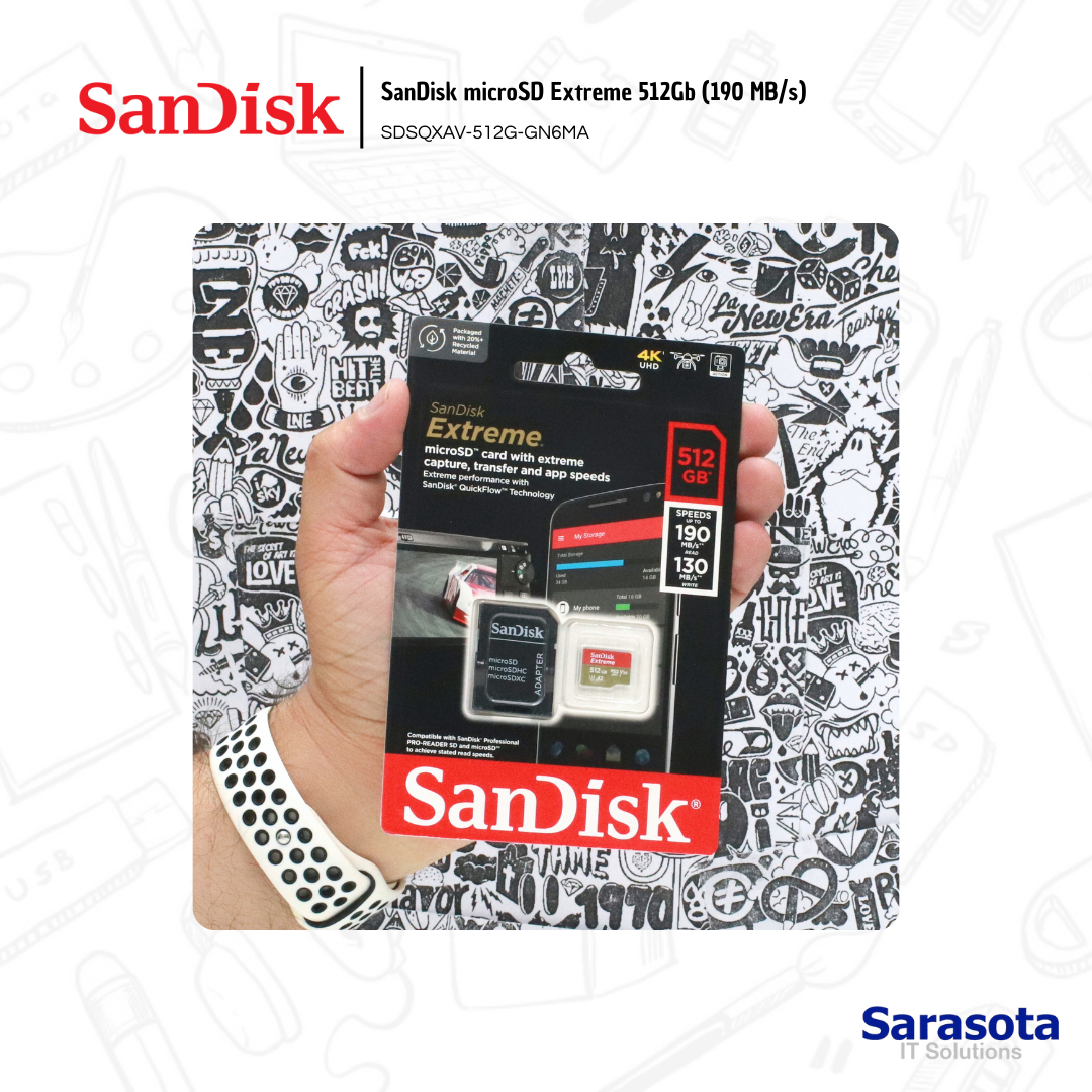 accesorios para electronica - MicroSD 512Gb SanDisk Extreme (190 MB/s) 1