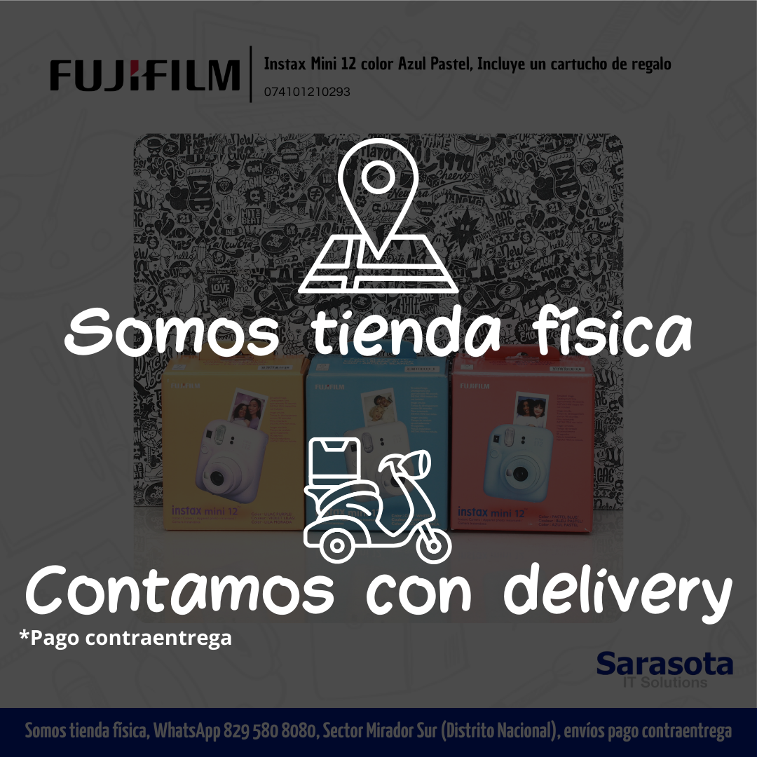 camaras y audio - Fujifilm Instax mini 12 Azul + cartucho de regalo 2