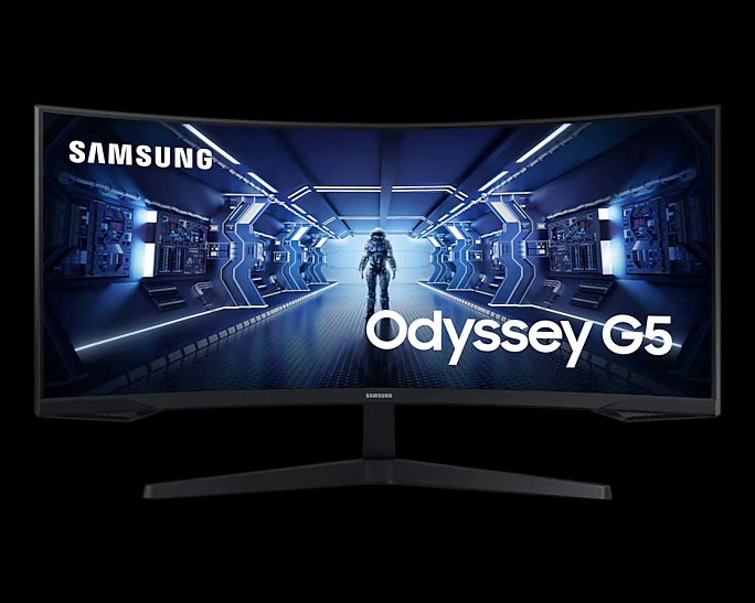 computadoras y laptops - Samsung 34' Odyssey G5 Ultra-Wide Gaming Monitor 0