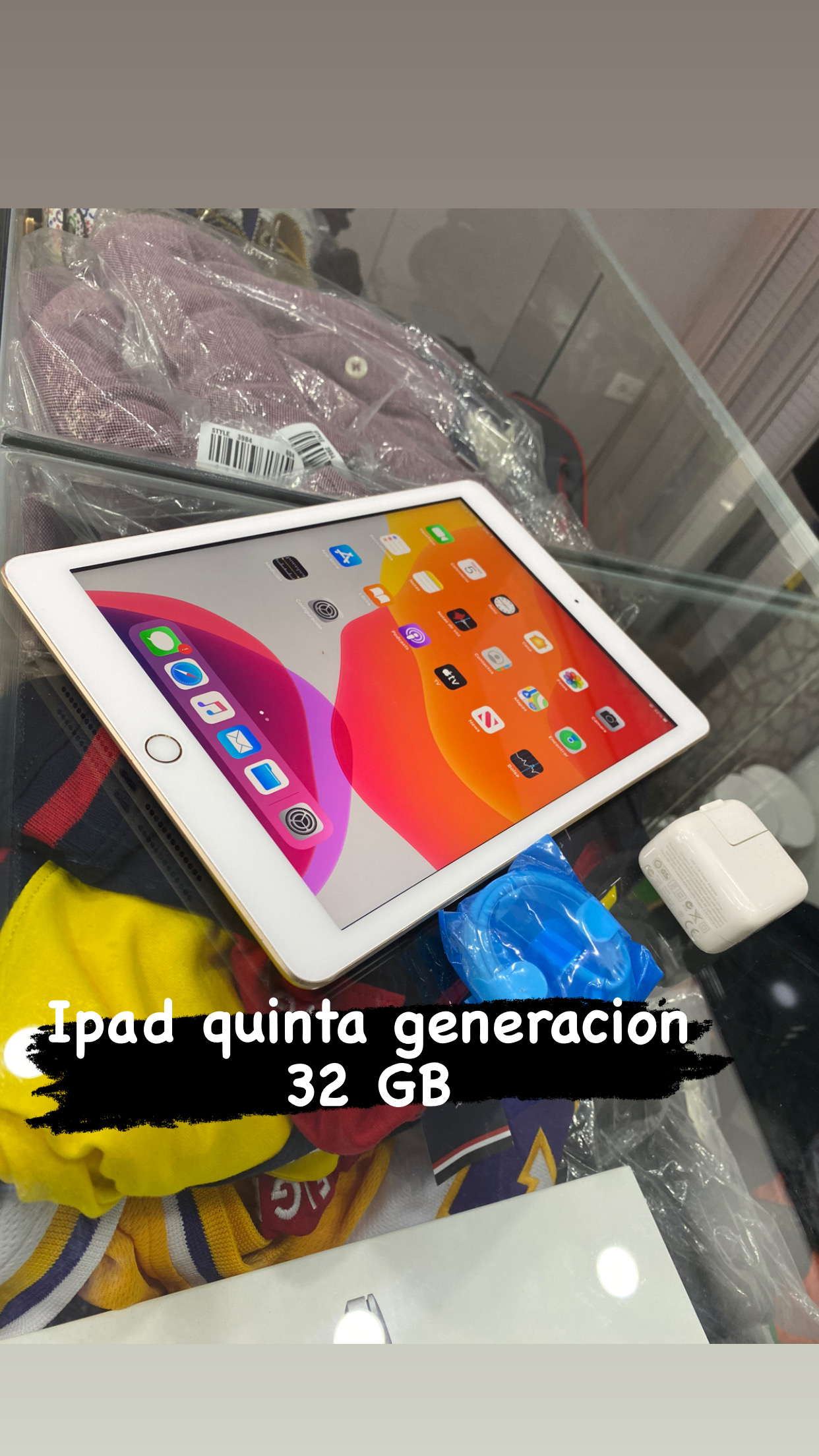 celulares y tabletas - iPad quinta generacion 32 GB con qhuella wifi 2017 .