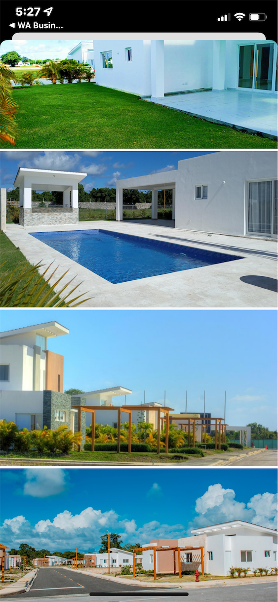 casas vacacionales y villas - Casas en Punta Cana Vista Cana con Casa club, Playa Artificial y Campo de Golf 4