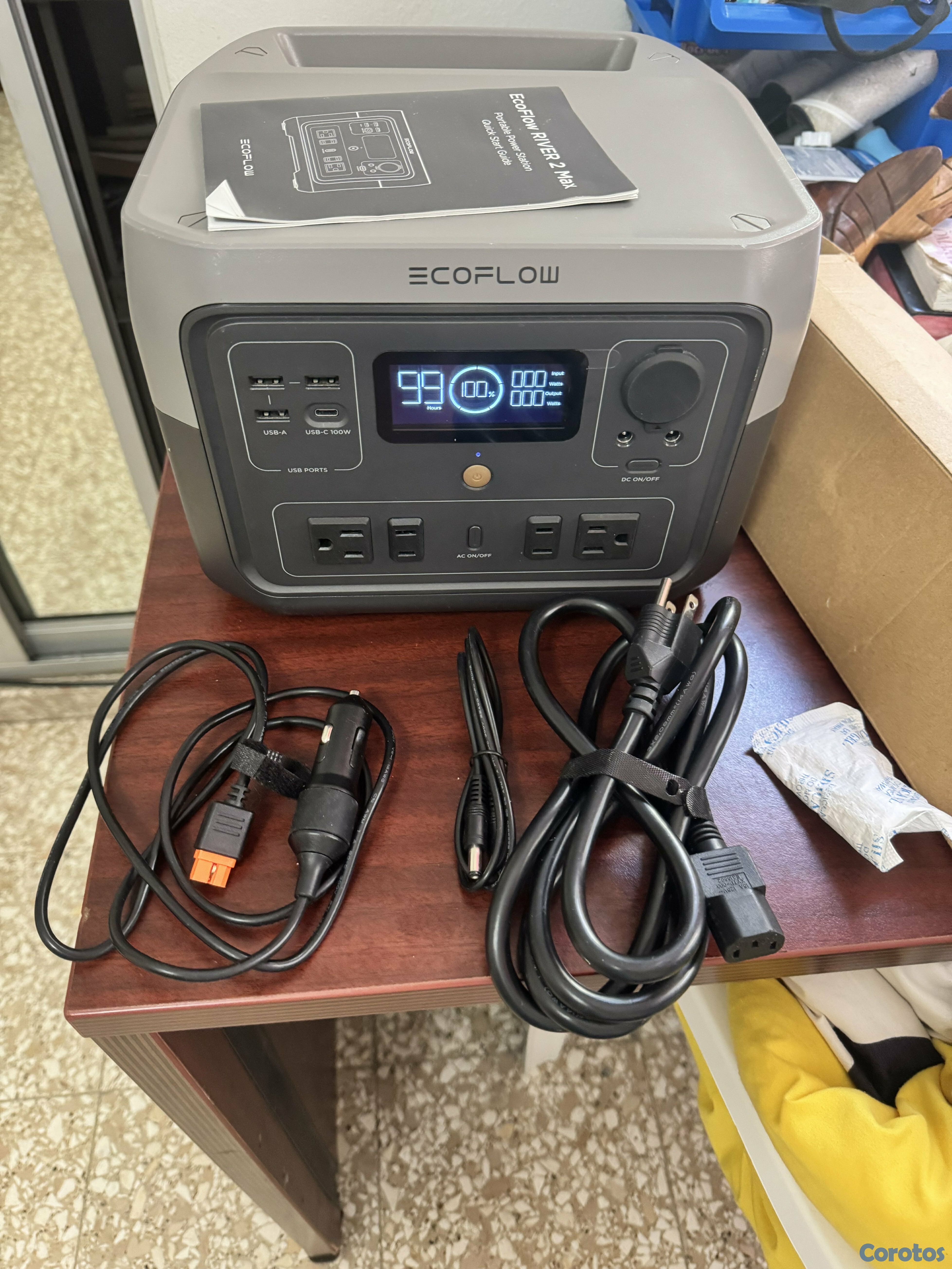 plantas e inversores - inversor portátil EcoFlow River 2 Max  2