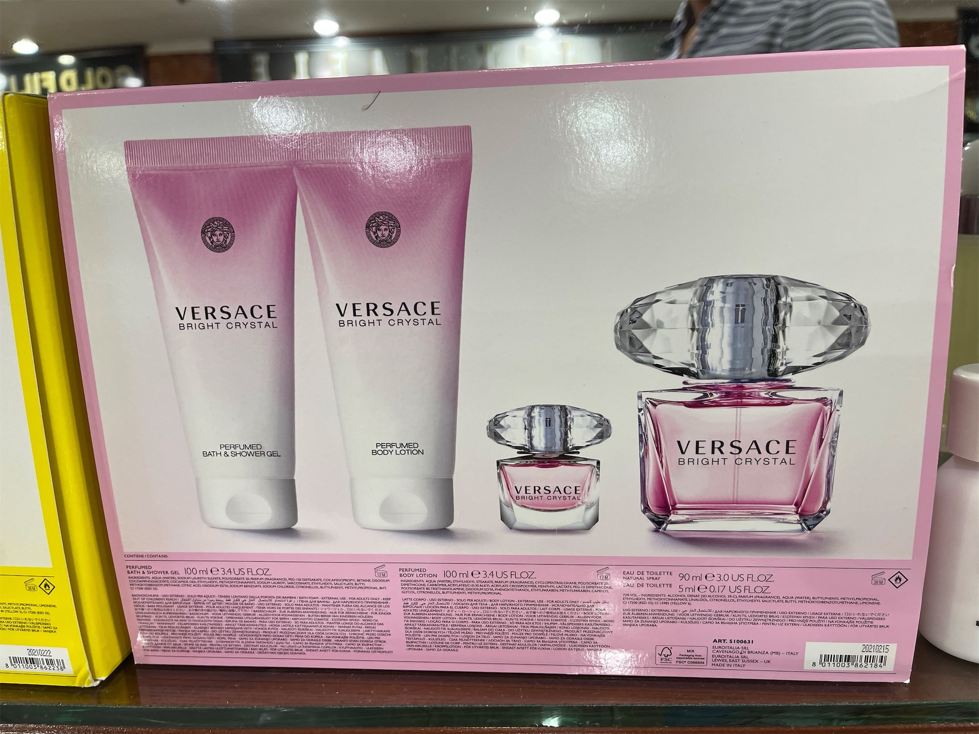 salud y belleza - Set perfume Versace Bright Cristal. Original