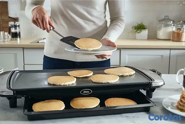 cocina - Oster DiamondForce Plancha eléctrica antiadherente 4