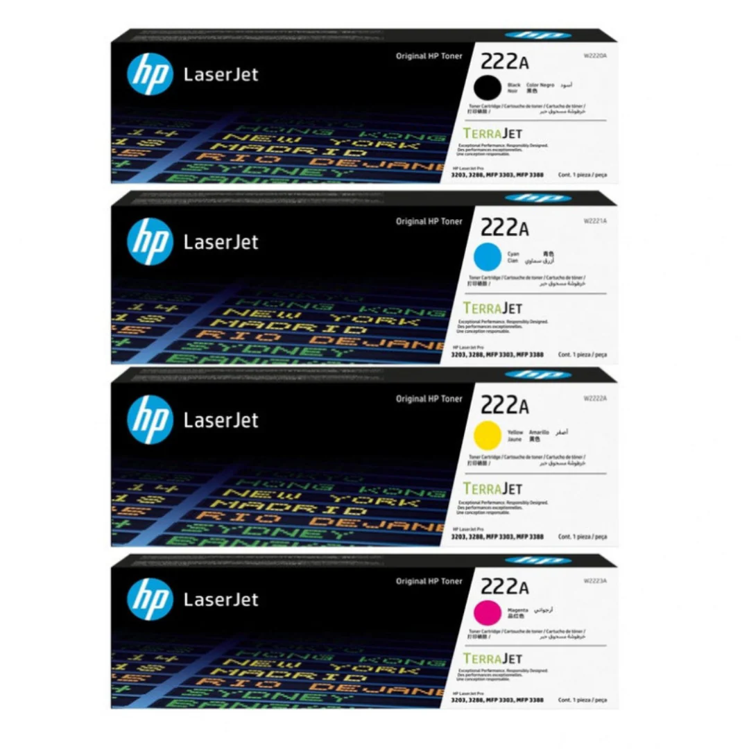 impresoras y scanners - TONER HP 222A - EN TODOS LOS COLORES   1