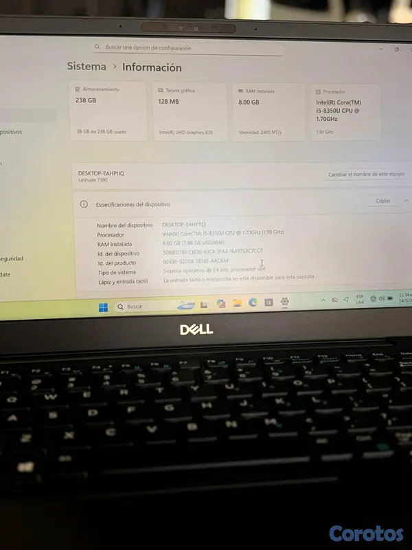 computadoras y laptops - Dell Latitude 7390 5