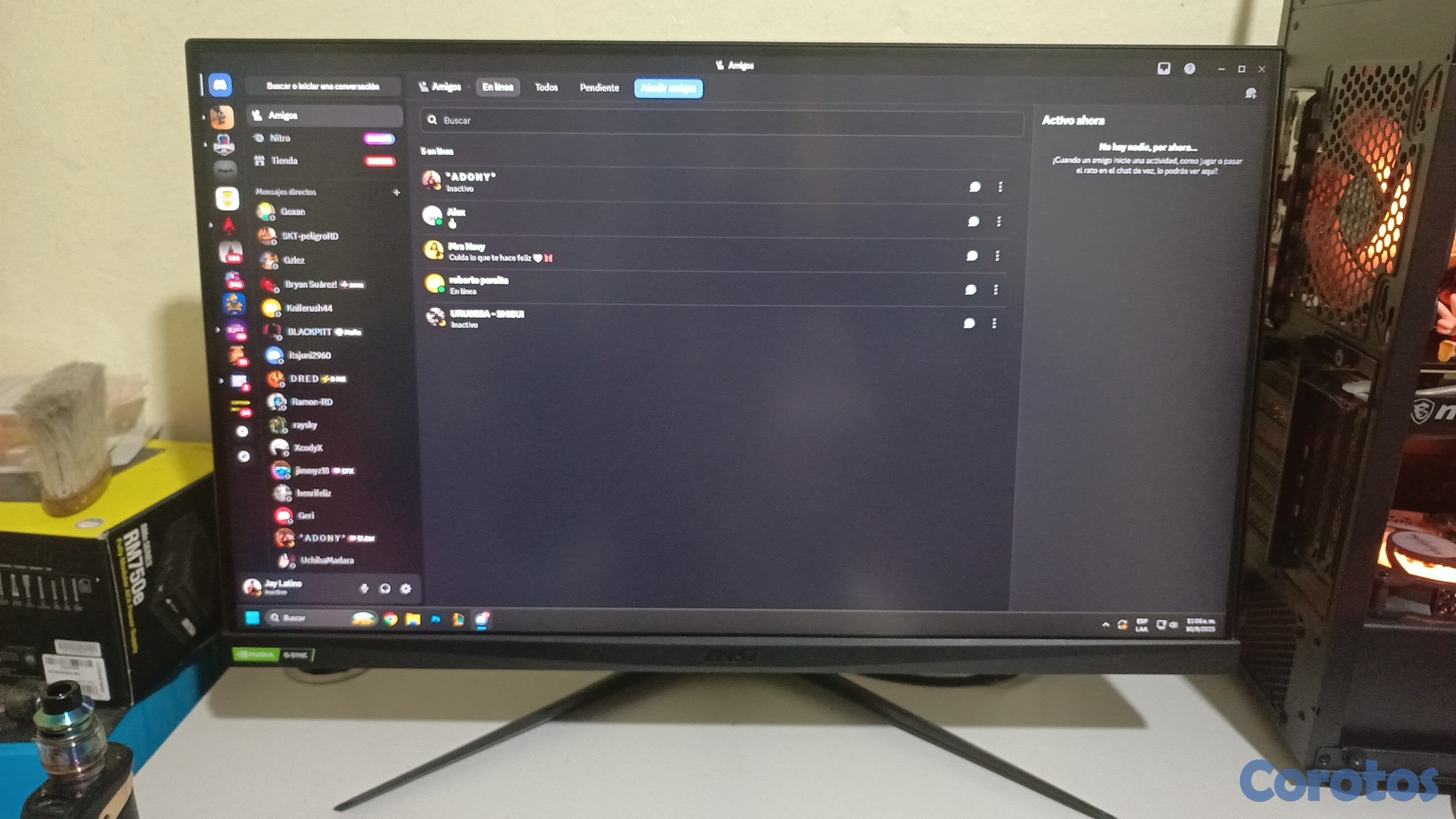 computadoras y laptops - Monitor MSI 27 Pulgadas 165hz IPS 6