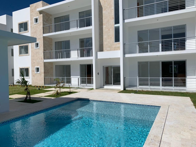 apartamentos - Fabuloso apartamento en residencial privado a solo 4 minutos de la playa