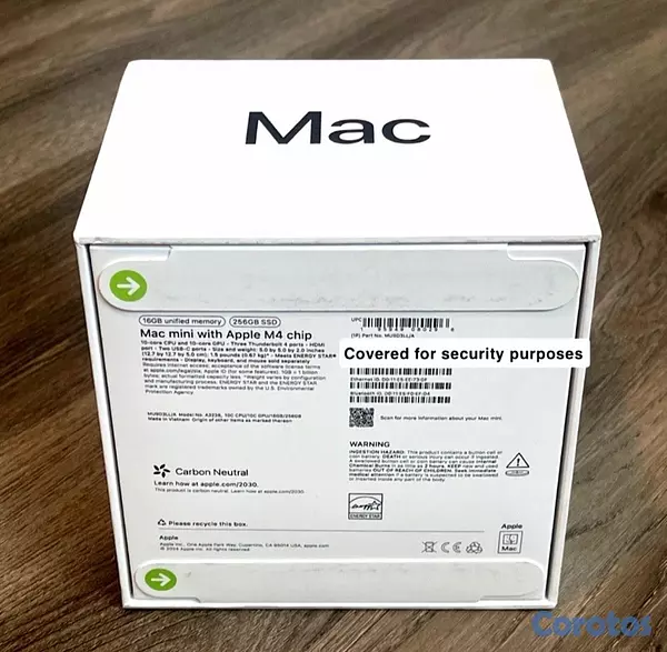 computadoras y laptops - Mac mini Chip M4 – 16GB RAM / 256GB SSD Nuevas Selladas  9