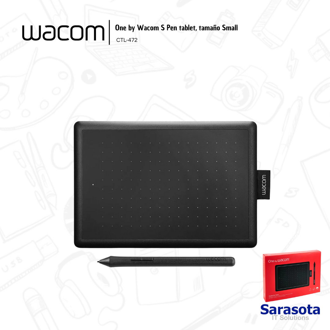 accesorios para electronica - One by Wacom Tableta Gráfica más estuche de regalo