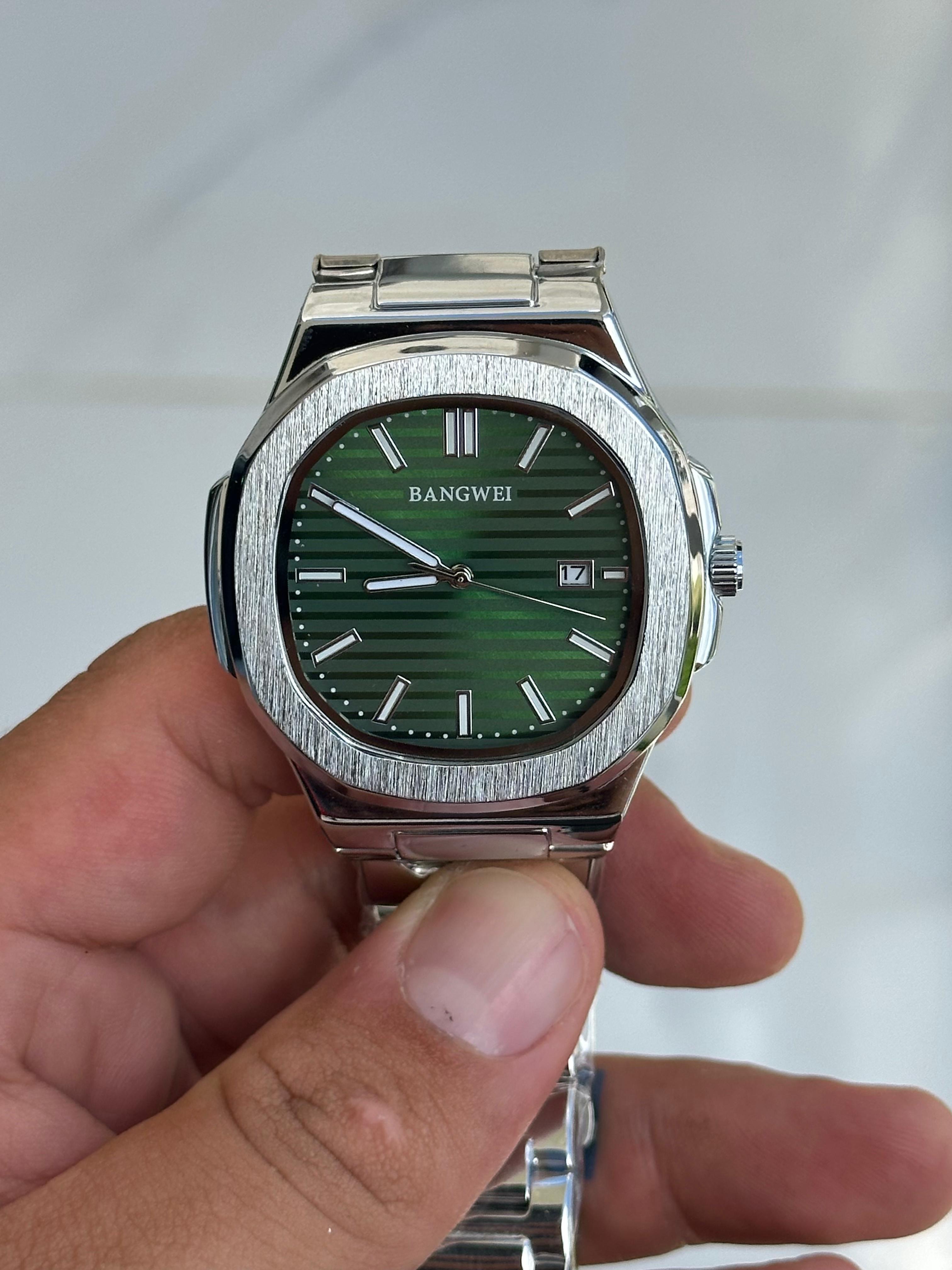 joyas, relojes y accesorios - Reloj de lujo de cuarzo esfera verde