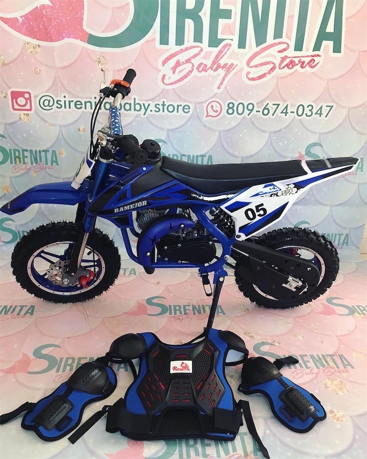 juguetes - Mini motocross de gasolina 49 cc dos tiempos para niños hasta 10 años Nuevos