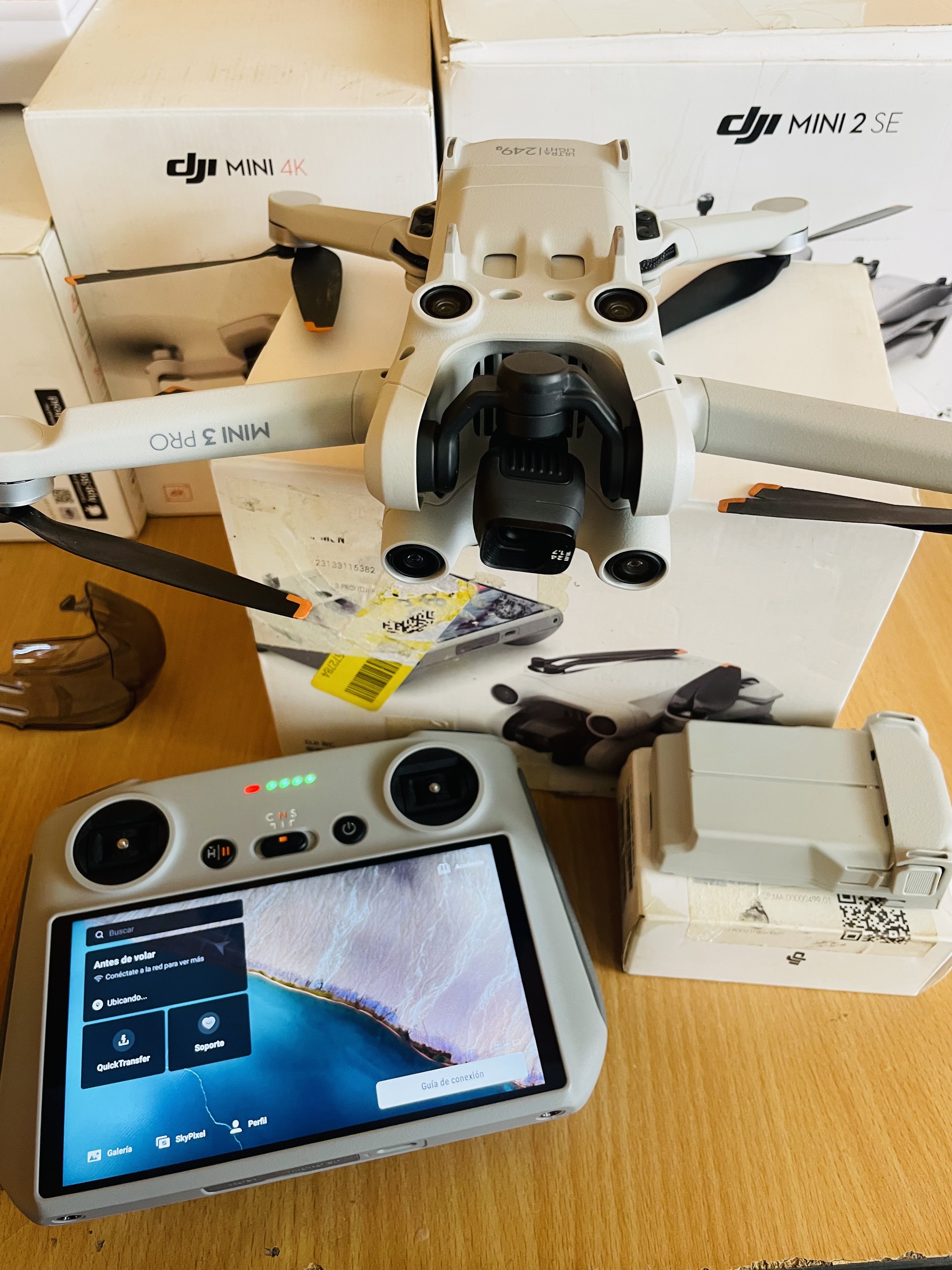 otros electronicos - DJI mini 3 pro con el control RC y batería 🔋 plus  1