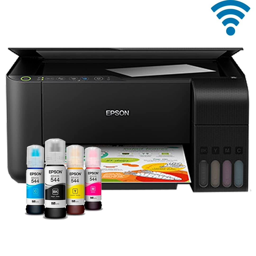 impresoras y scanners - Impresora a Wifi Multifuncional Epson L3250 Copia - Scaner - Impresion todo en 1 3