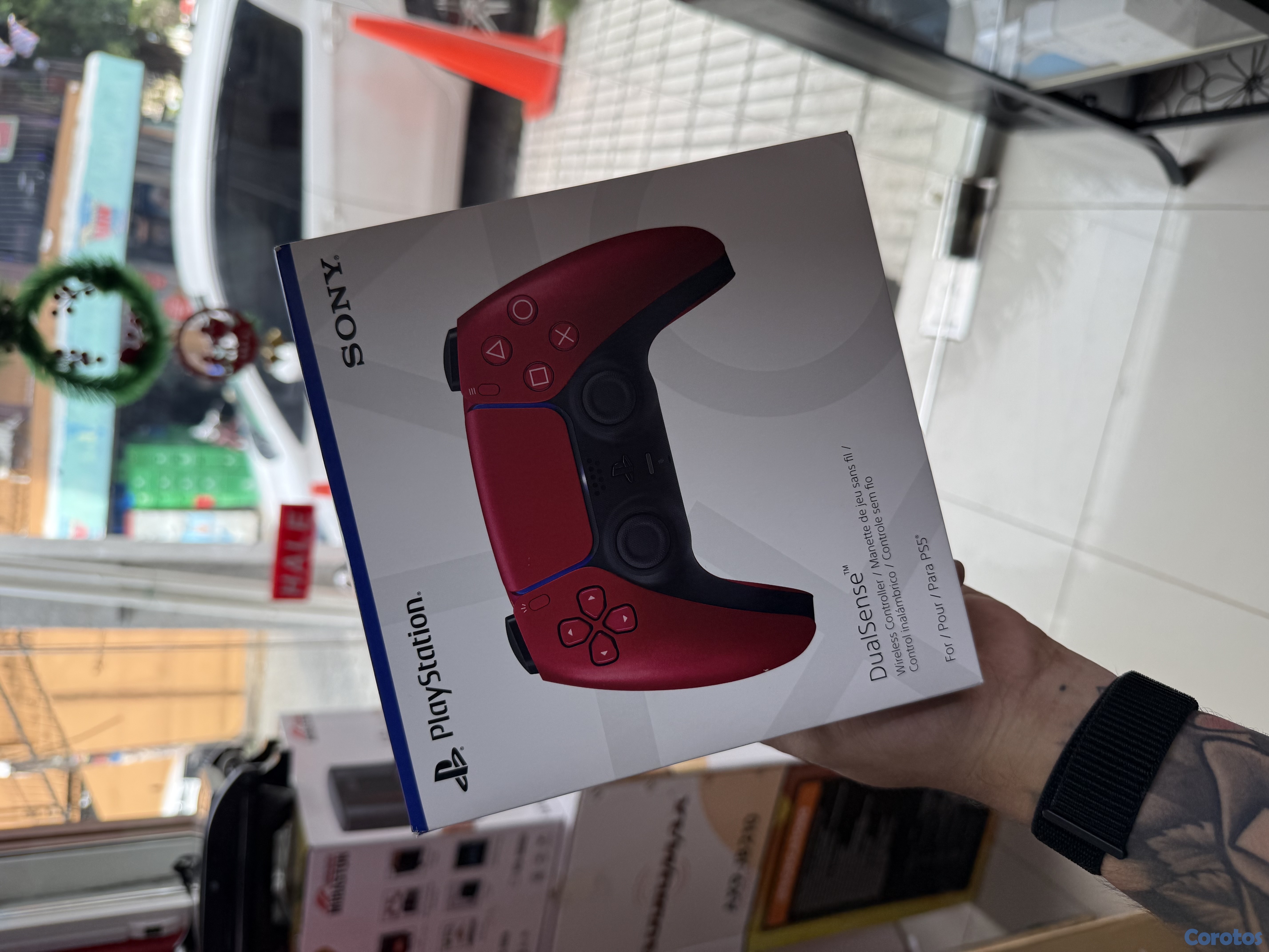 consolas y videojuegos - Control Ps5 Rojo Nuevo