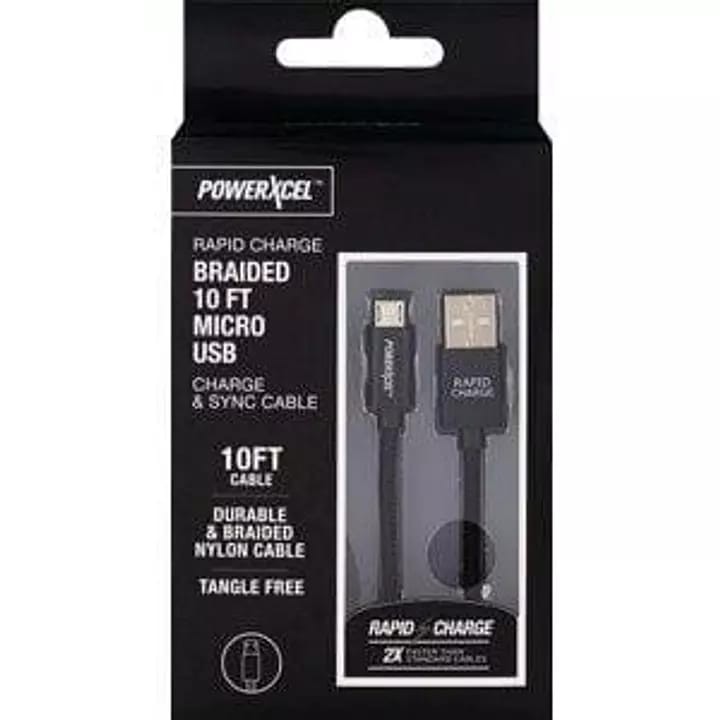 accesorios para electronica - Cargador rápido micro USB 10 pies original calidad 1A