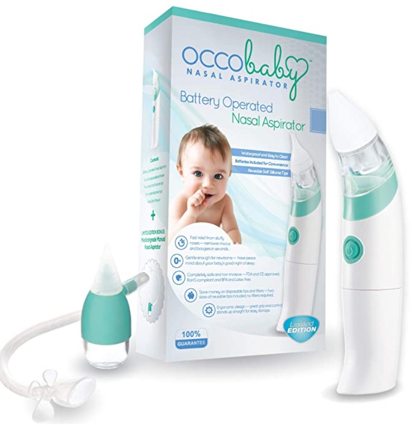 Aspirador nasal para bebés e infantes.