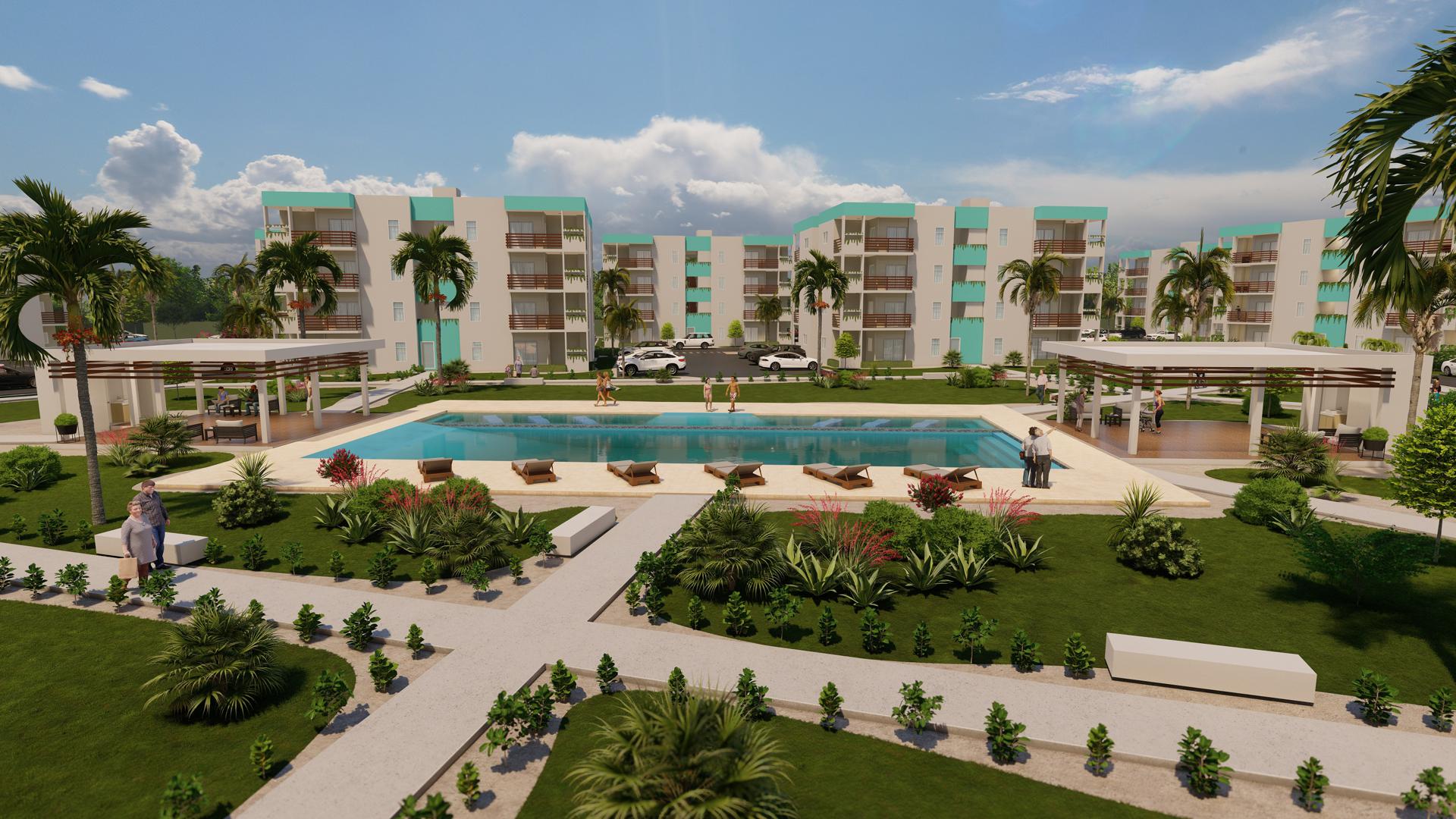 apartamentos - Serena Paradise, Residencial Economico en Punta Cana