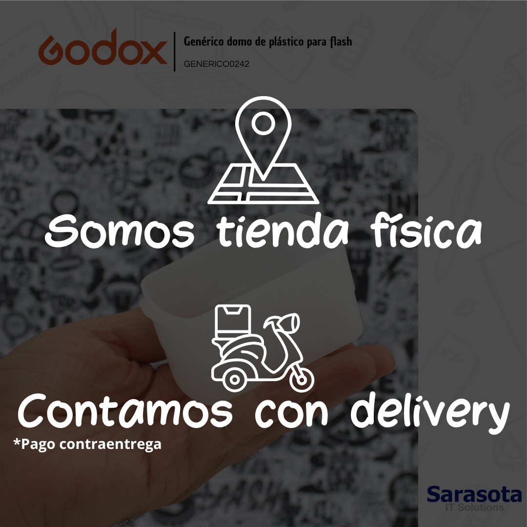 accesorios para electronica - Godox Modificador tipo domo de plástico 3