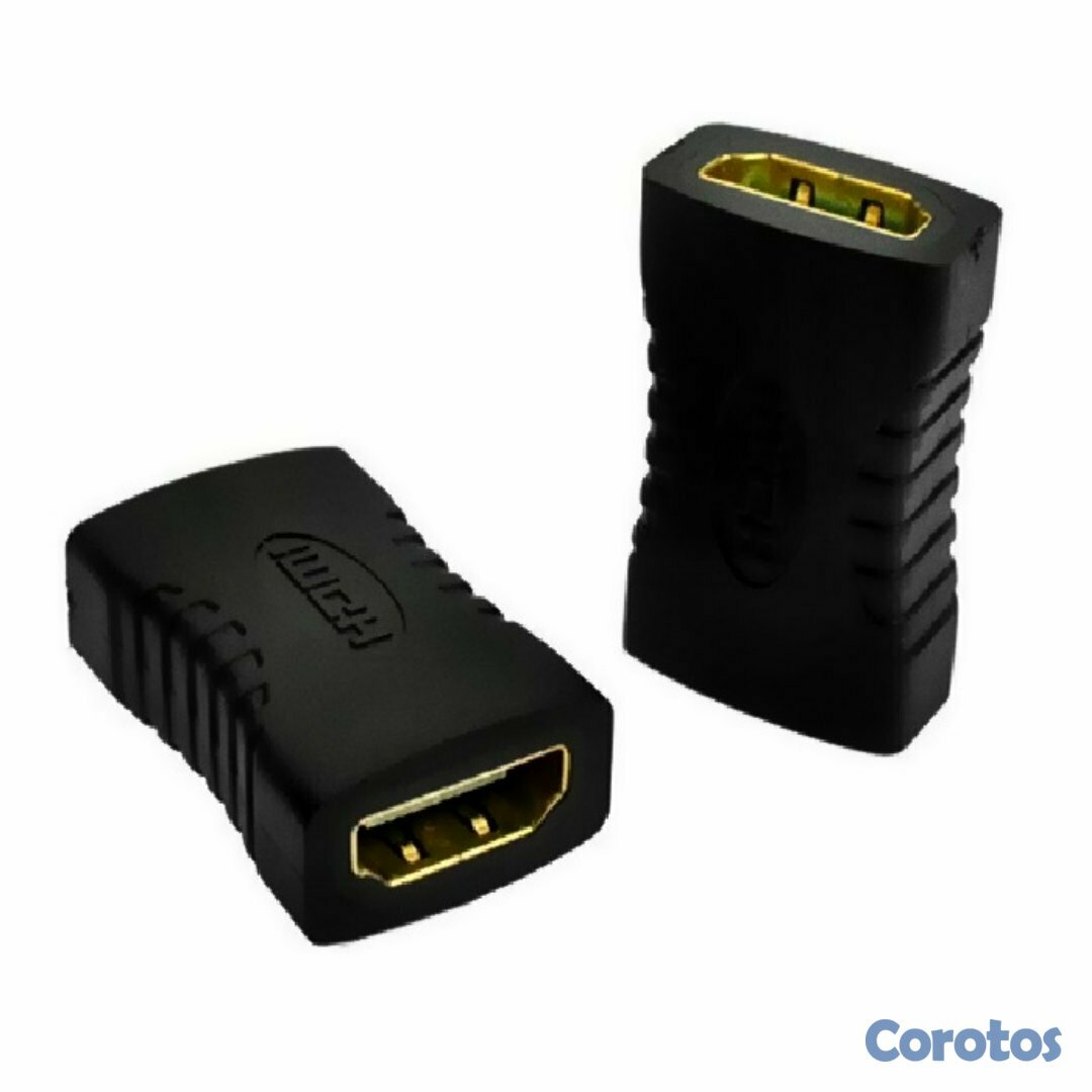 computadoras y laptops - ADAPTADOR HDMI HEMBRA A HEMBRA 1080P (UNION DE 2 HDMI )  